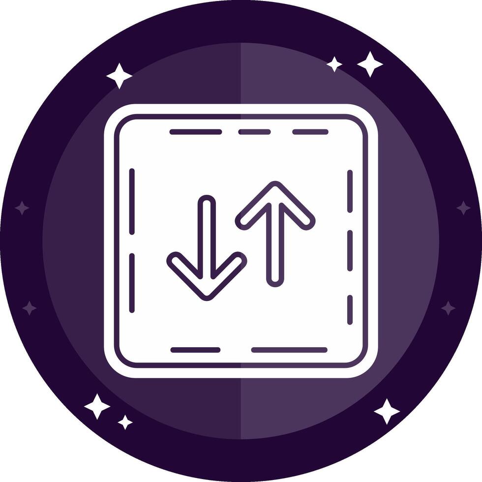 Swap Solid badges Icon vector