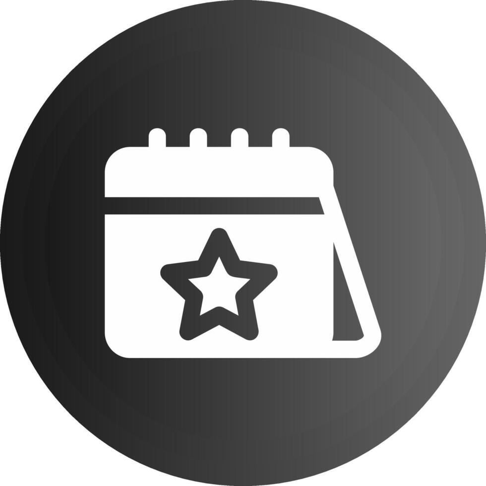 Calender Solid black Icon vector
