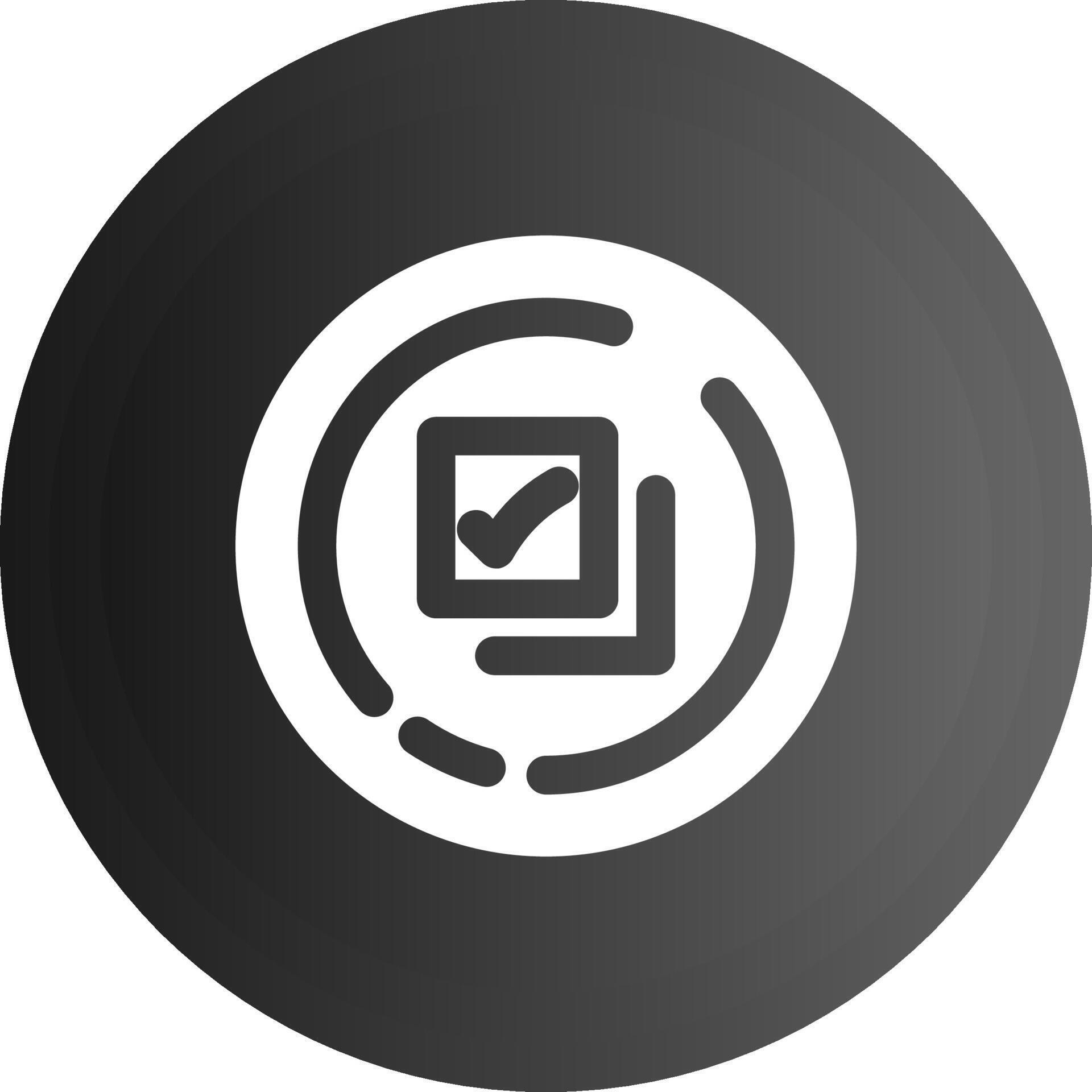 Checkmark Solid black Icon 38797601 Vector Art at Vecteezy