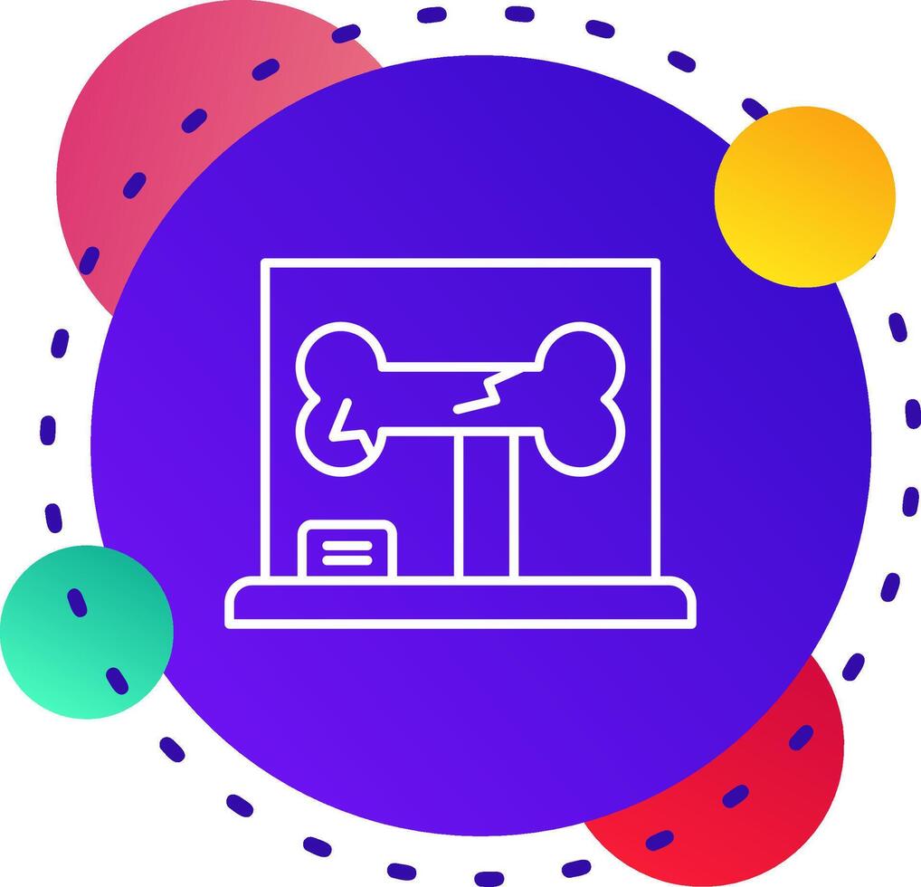 Bone Abstrat BG Icon vector