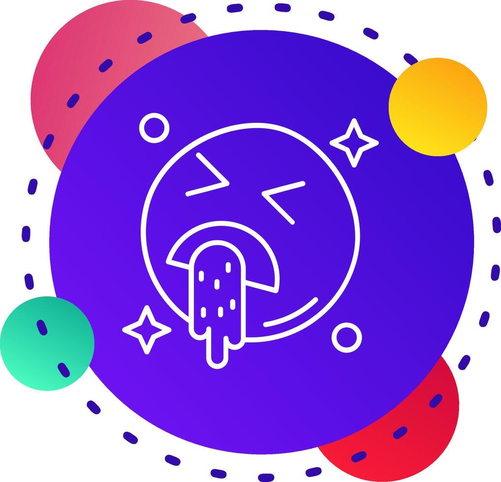 Vomit Abstrat BG Icon vector