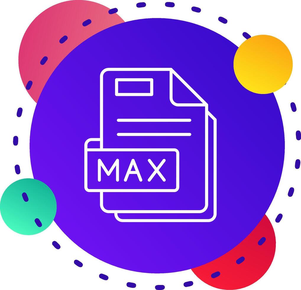 max abstraer bg icono vector