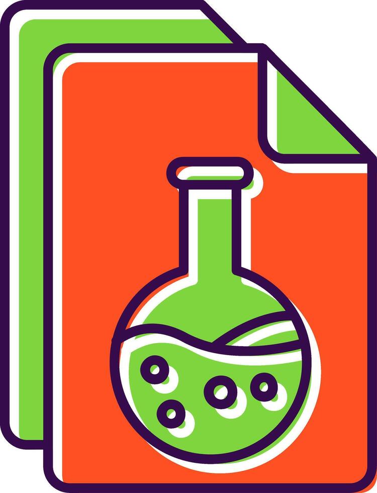 Document Filled Icon vector