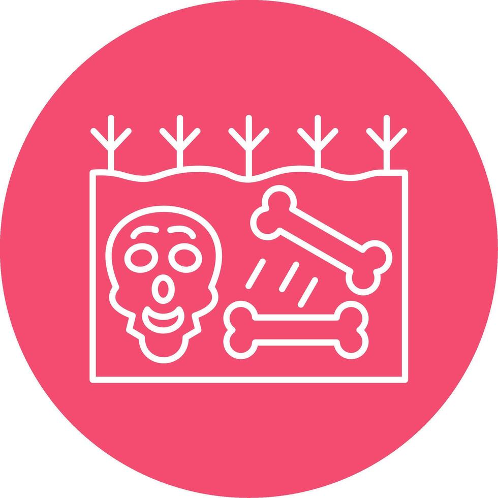 Extinction Line Circle color Icon vector