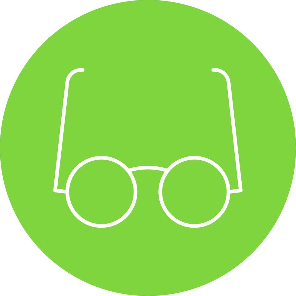 Goggles Line Circle color Icon vector