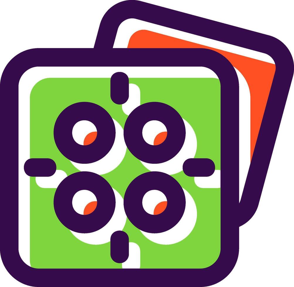 Image blur Filled Icon vector