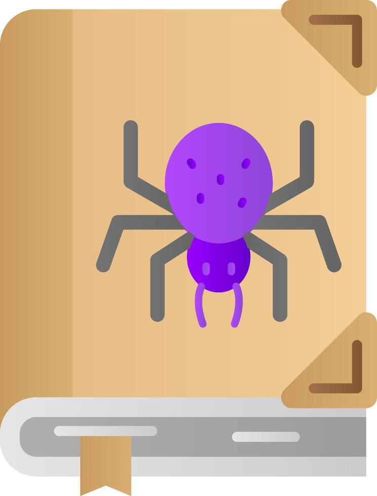 Horror Flat Gradient Icon vector