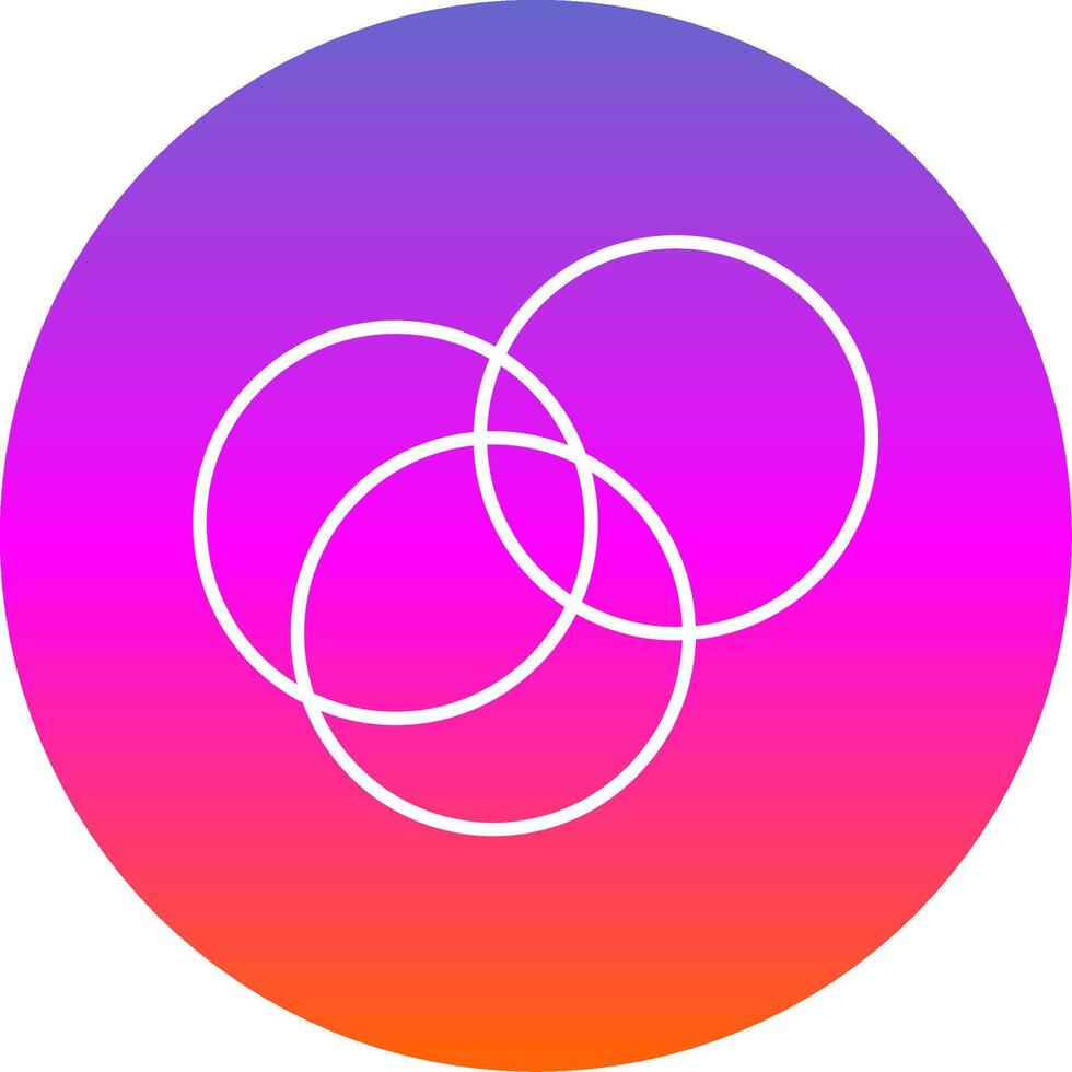 Intersection Line Gradient Circle Icon 38800048 Vector Art at Vecteezy