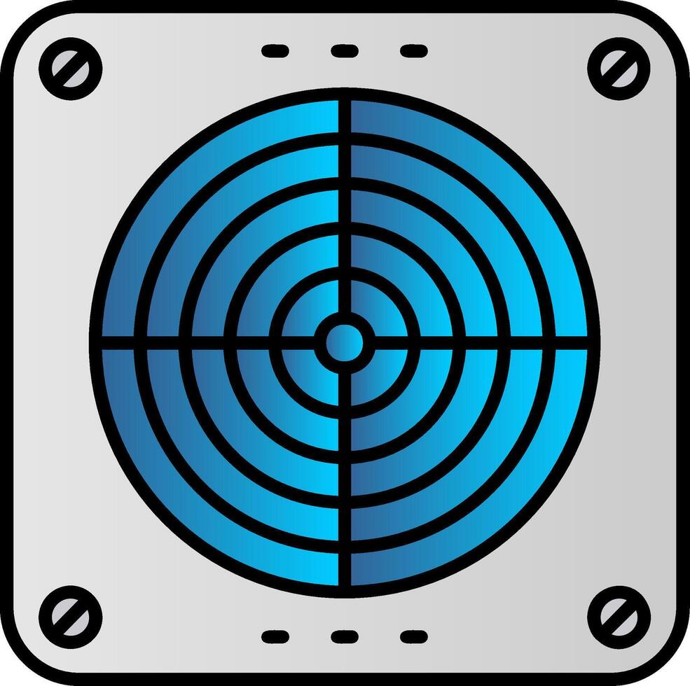 Extractor Filled Gradient Icon vector