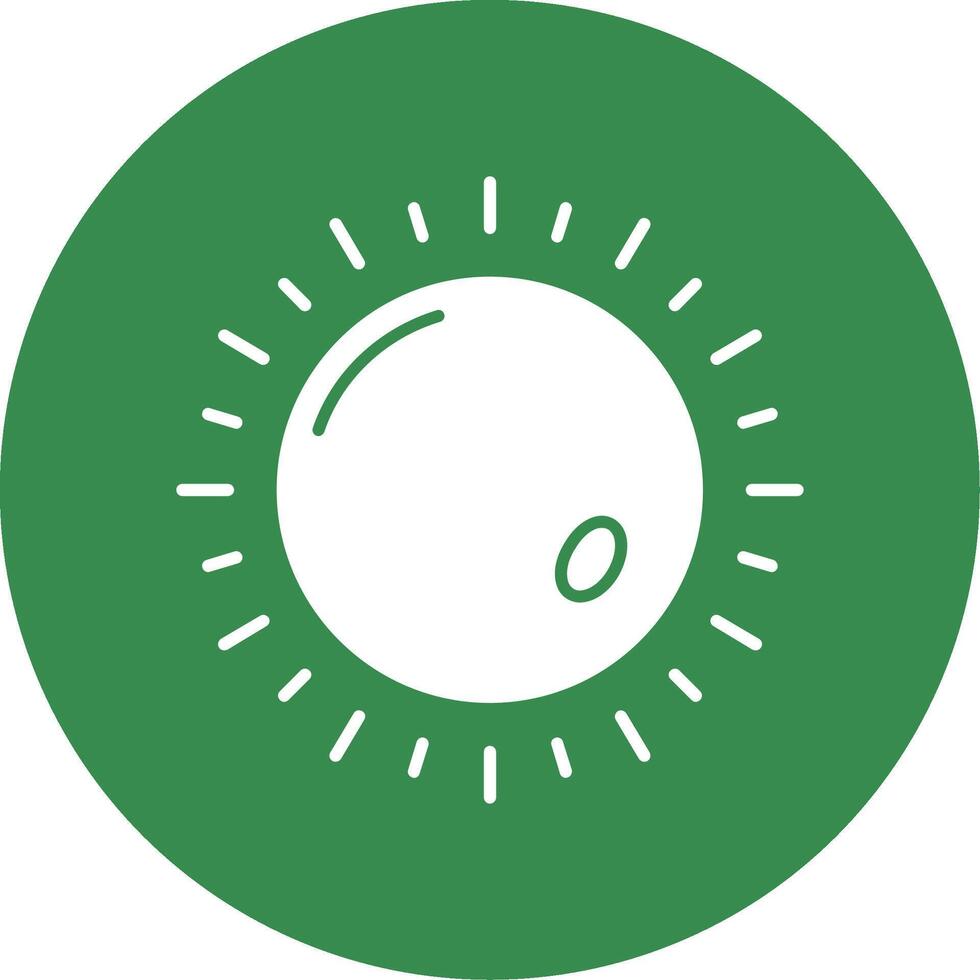 Sun Glyph Circle Multicolor Icon vector