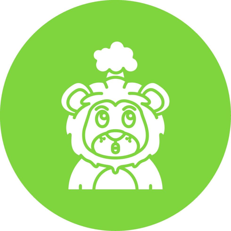 Exploding Glyph Circle Multicolor Icon vector