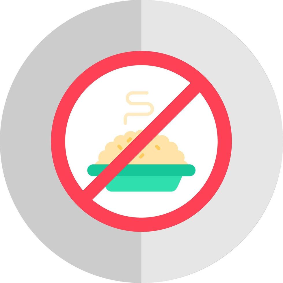 Fasting Flat Scale Icon vector