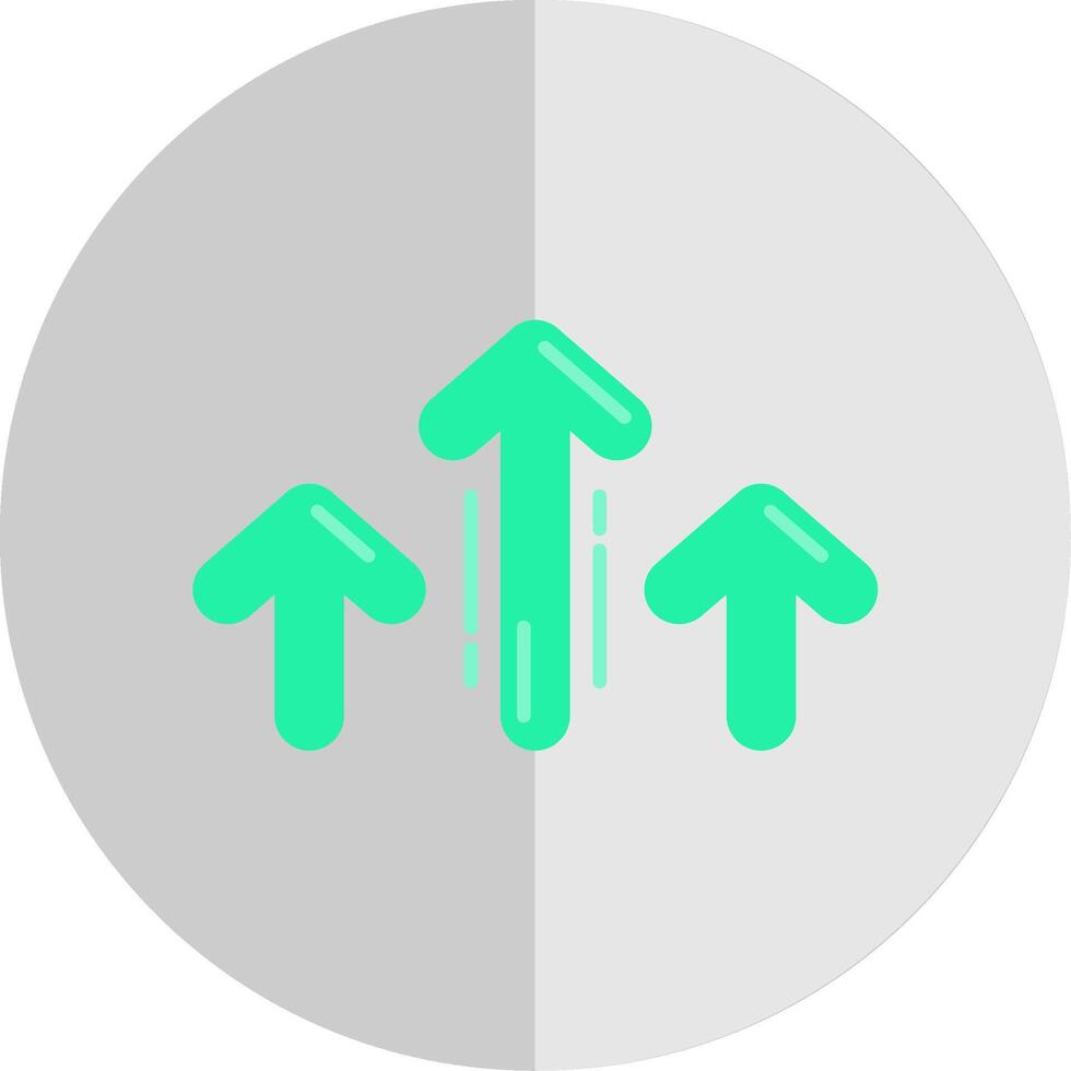Increase Flat Scale Icon vector