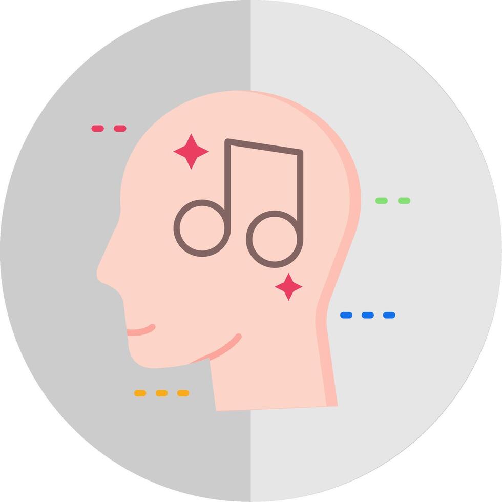 Music Flat Scale Icon vector