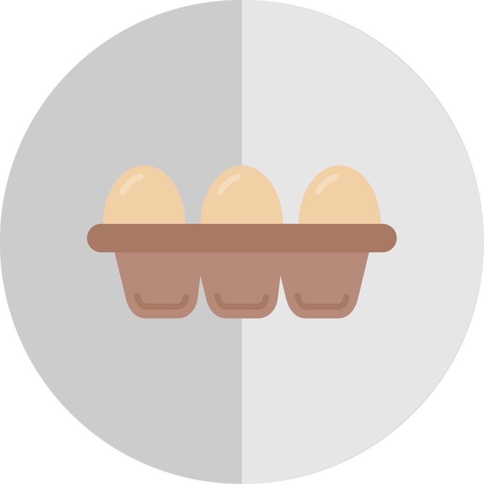 Egg Flat Scale Icon vector