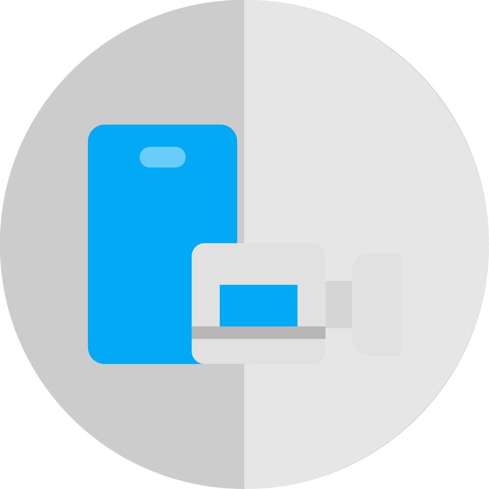 Video call Flat Scale Icon vector