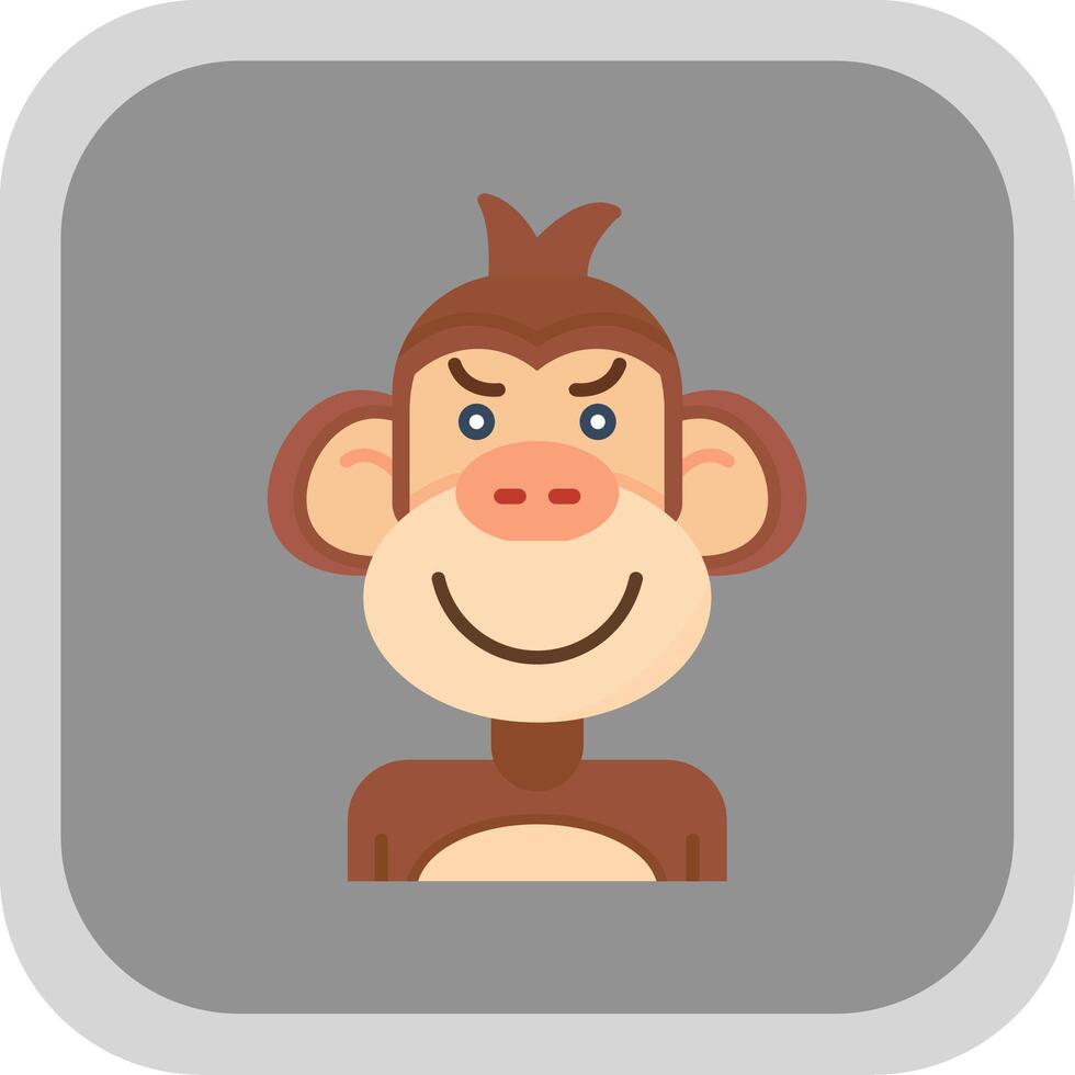 Envy Flat Round Corner Icon vector