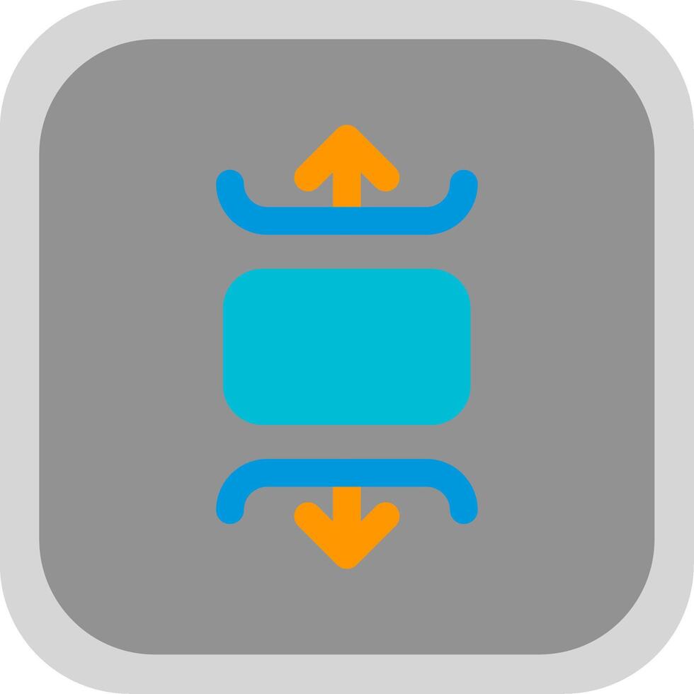 Carousel vertical Flat Round Corner Icon vector