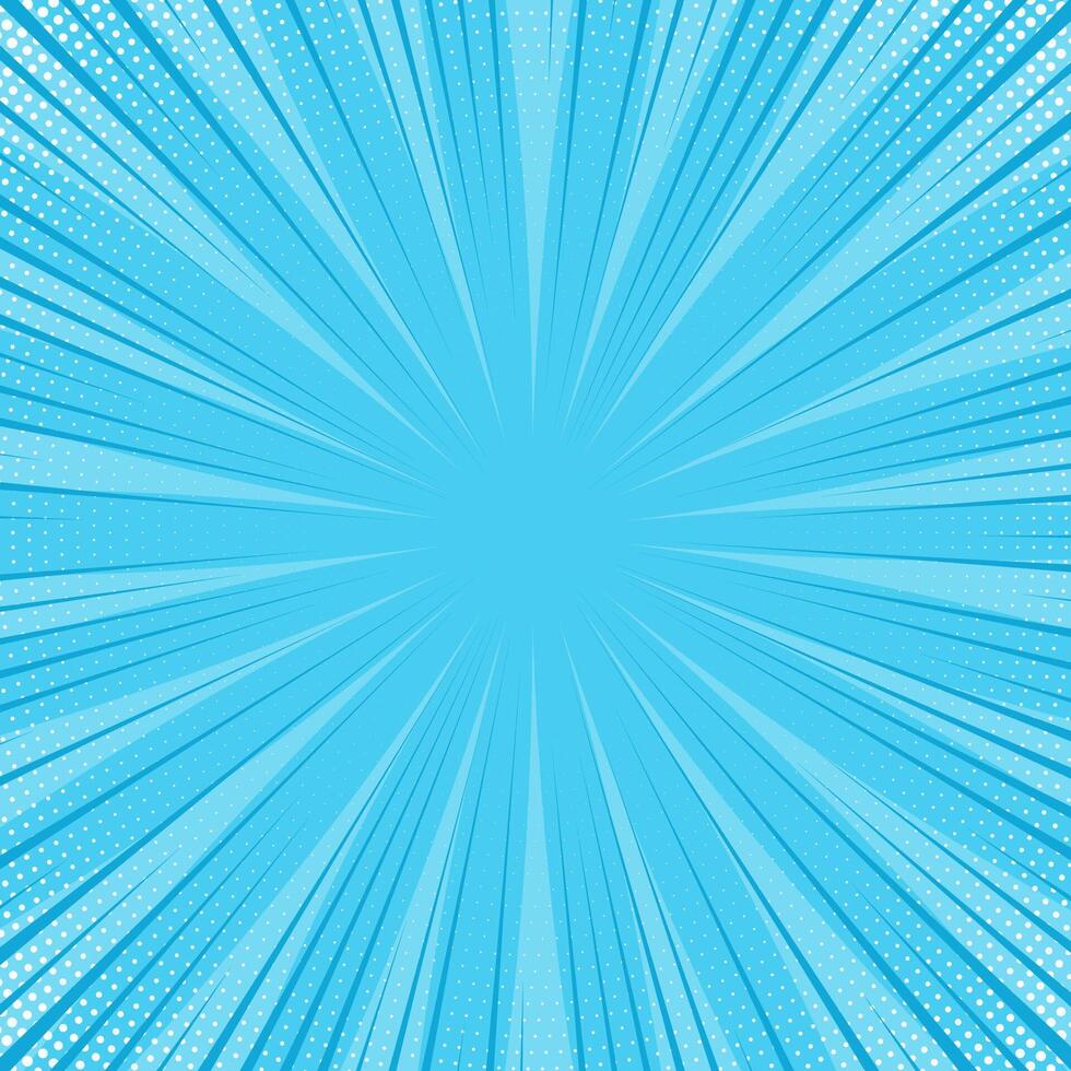 retro comic book starburst background vector