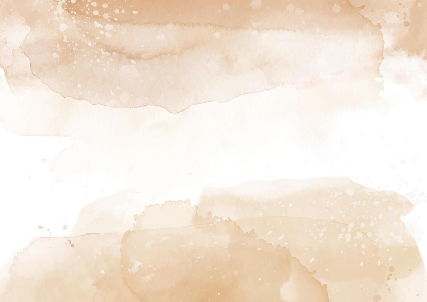 hand painted neutral coloured watercolour background vector