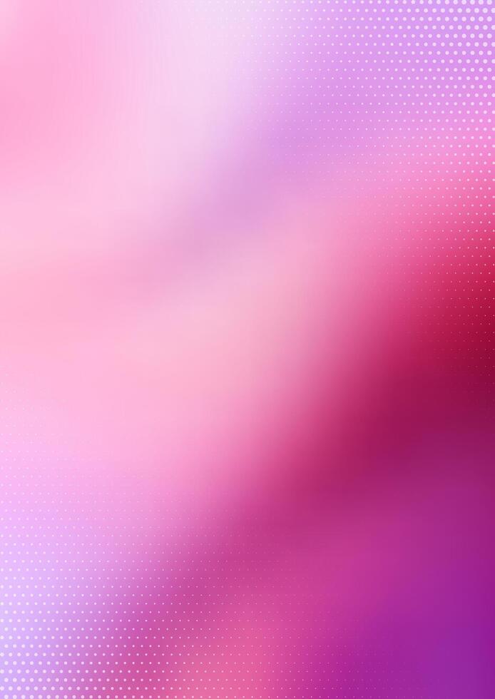 pastel pink gradient blur background with halftone dots overlay design vector