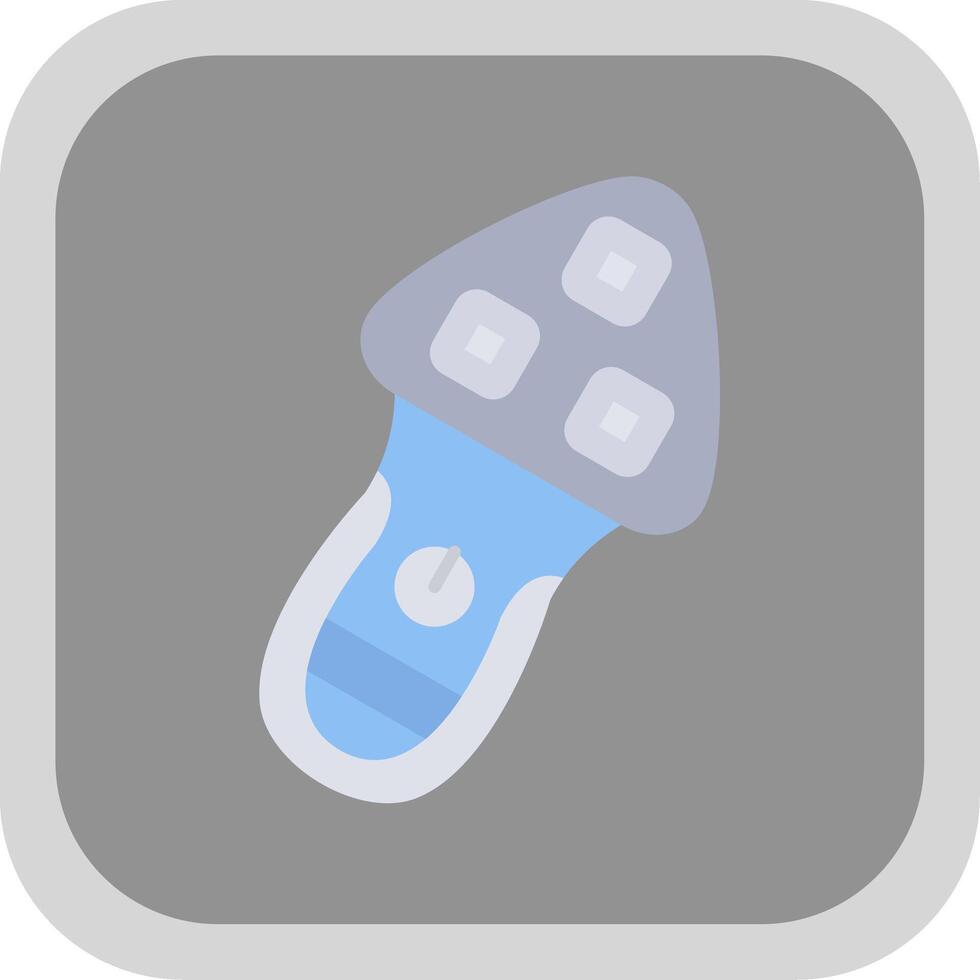 Shaver Flat Round Corner Icon vector