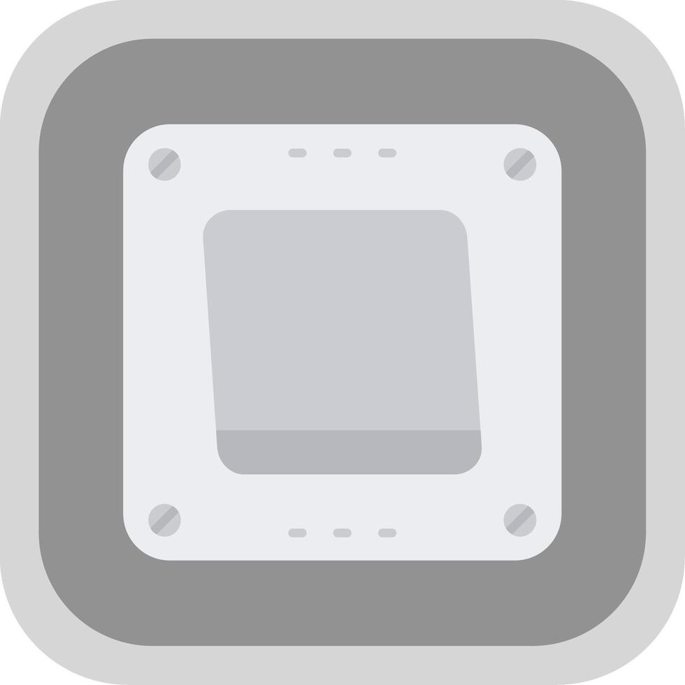 Swtich Flat Round Corner Icon vector
