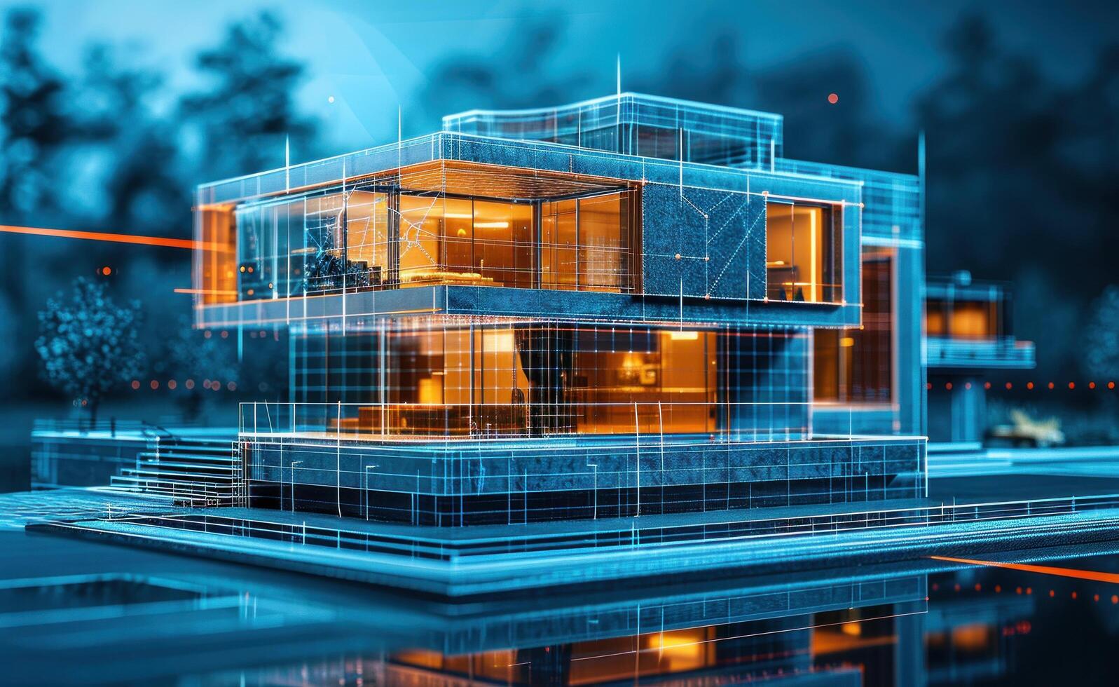 AI generated the value of a housng market photo