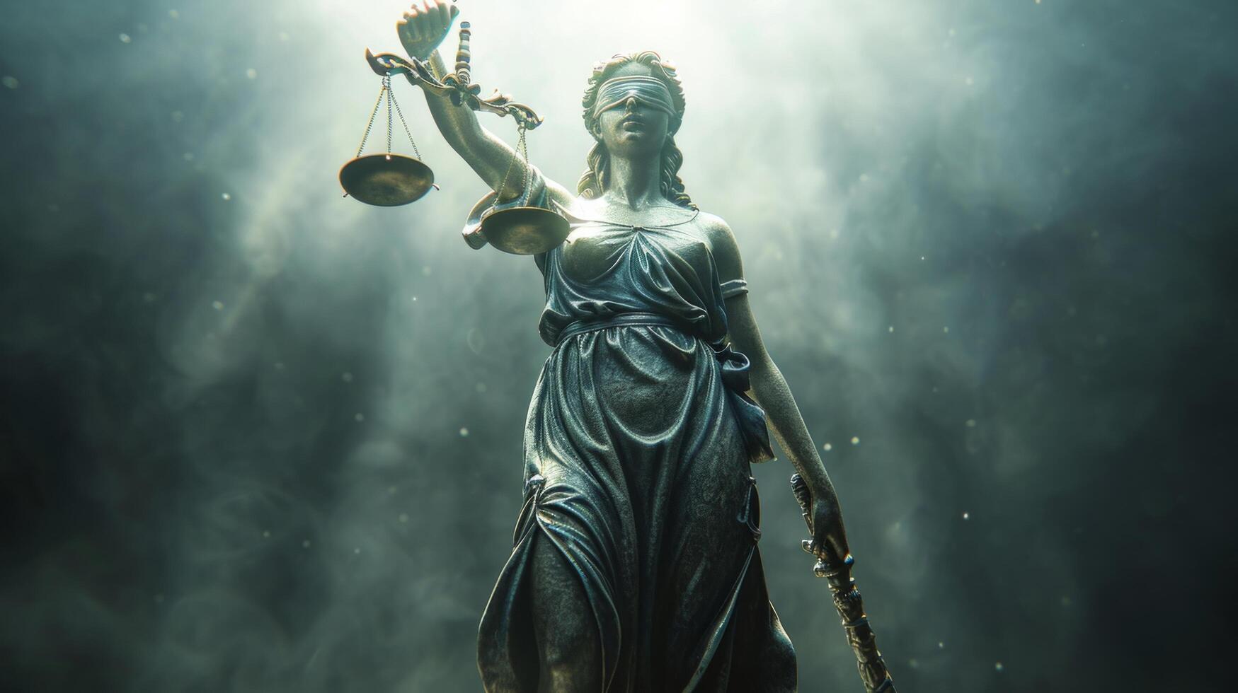 AI generated blindness law for justice lawyer photo