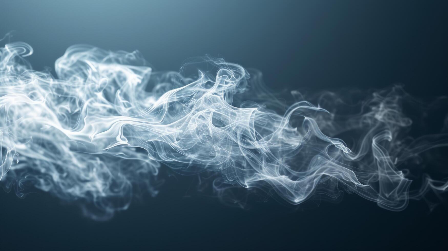 AI generated Abstract background made of gray smoke photo