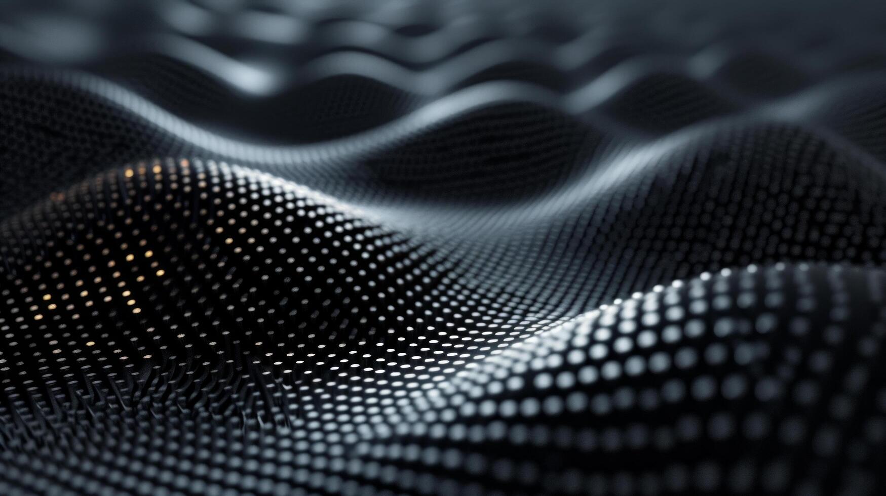 AI generated Abstract dark metal 3D background photo