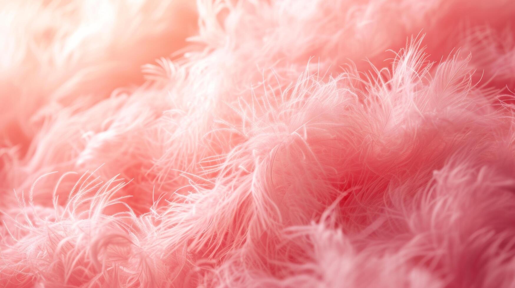 AI generated Abstract fluffy background in orange peach color photo