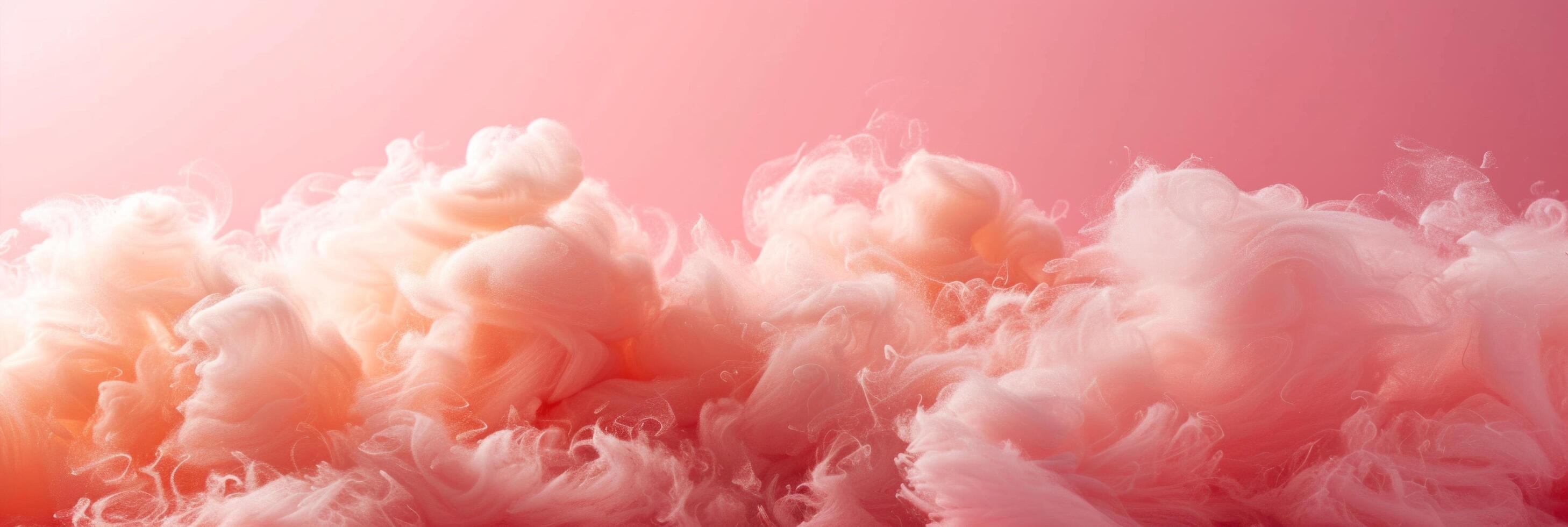 AI generated Abstract fluffy background in orange peach color photo