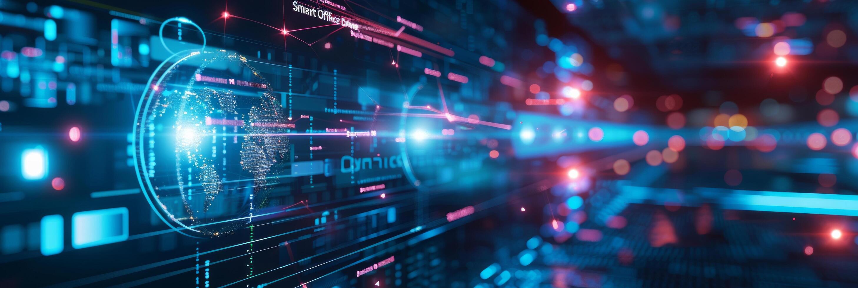 AI generated Business executives utilize AI-driven tools to streamline operations photo