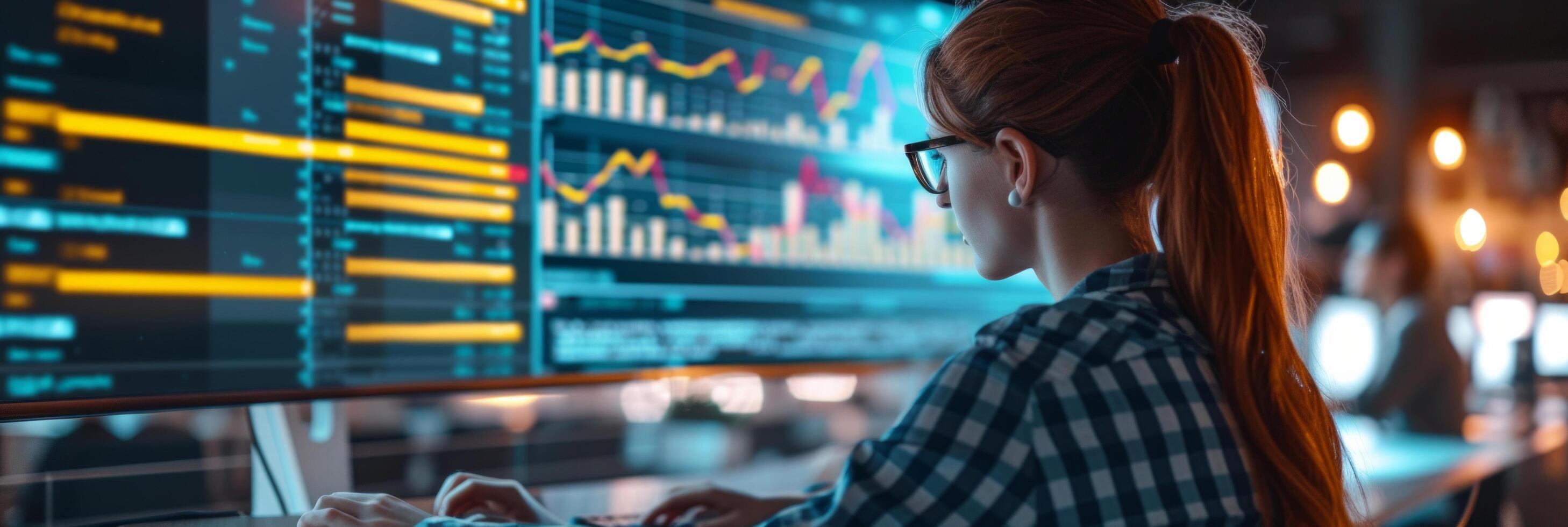 AI generated Using the Chart Scheduling Interface, a Project Manager can check the company's progress towards milestones photo