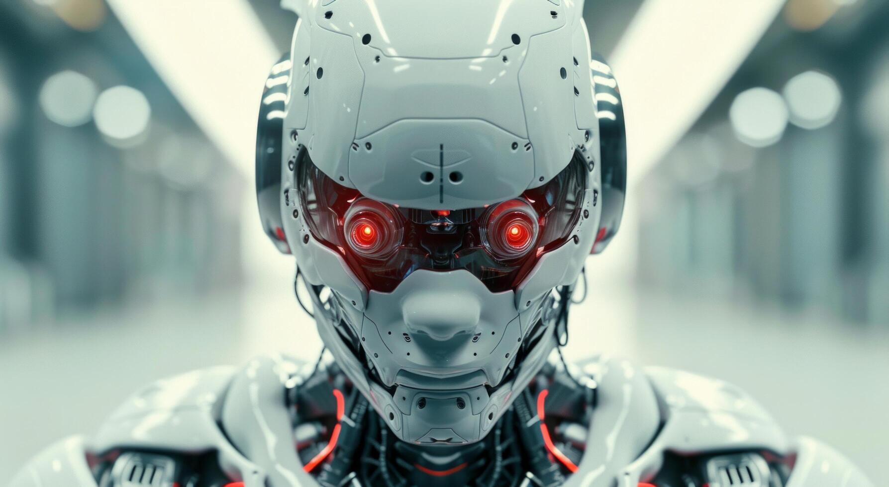 AI generated male robot who possesses the qualities of personality, photo