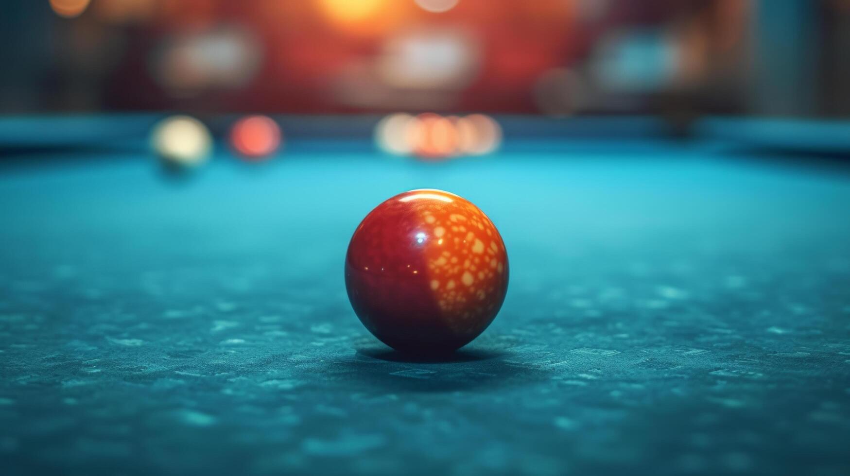 AI generated Beautiful background for Billiards advertising photo