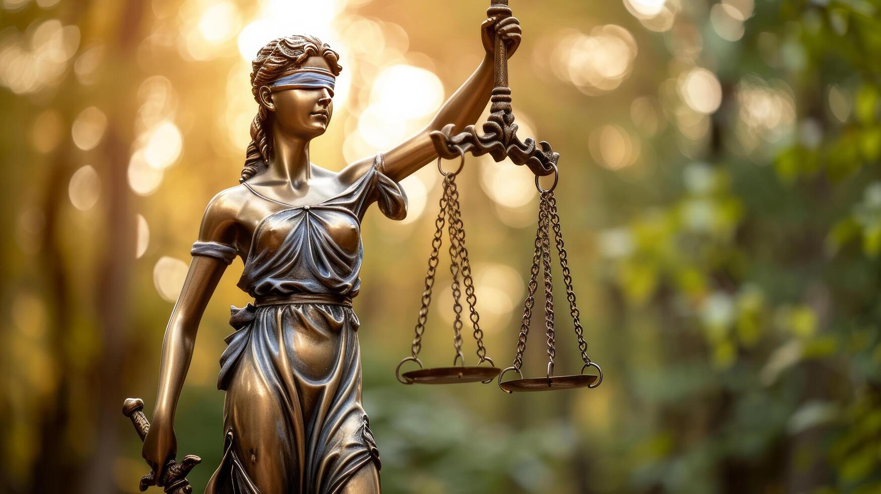 AI generated Beautiful photography for lawyer advertising. photo