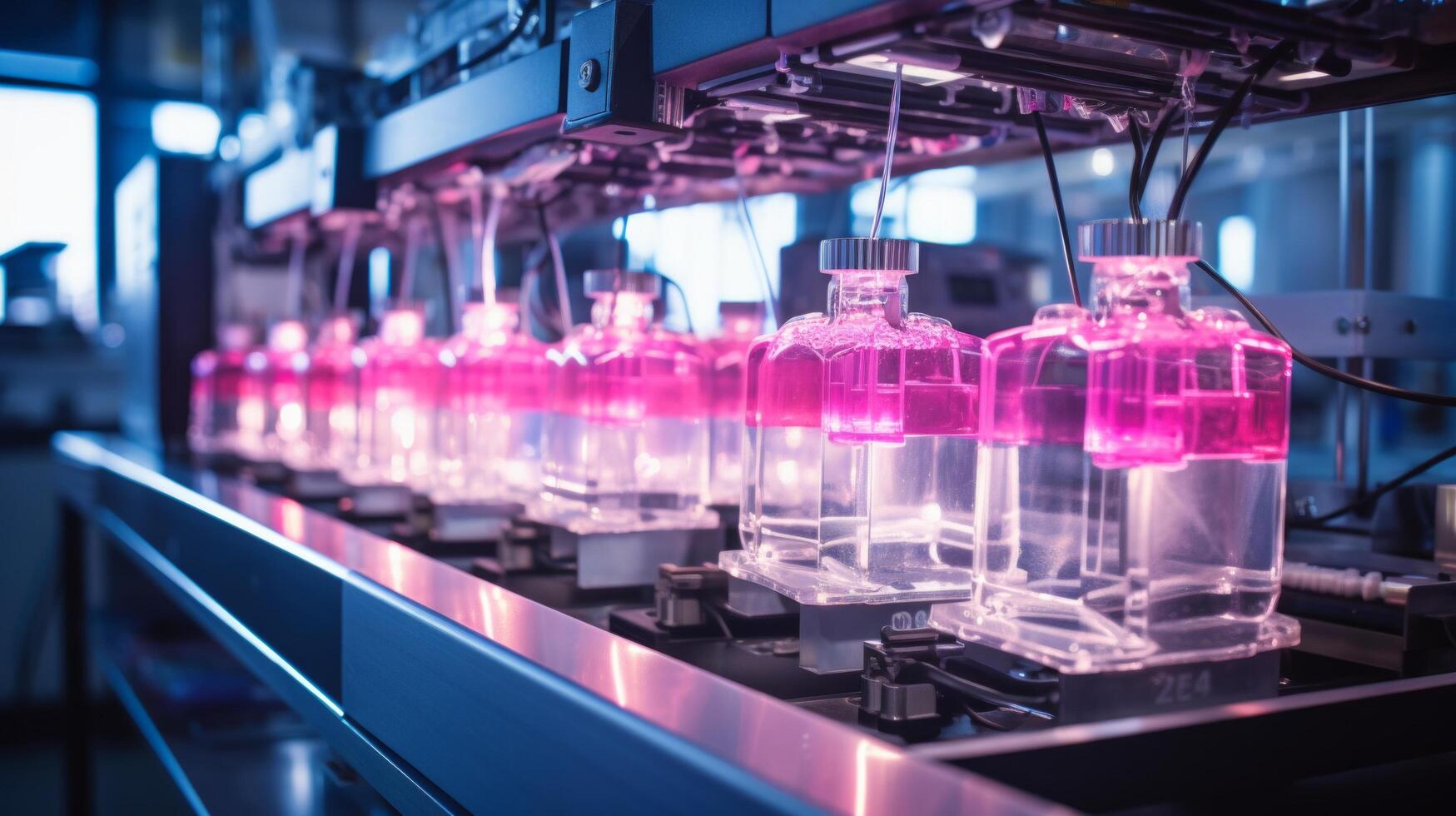 AI generated A cutting-edge bioprinting lab, creating 3D tissue models for regenerative medicine and transplants. photo