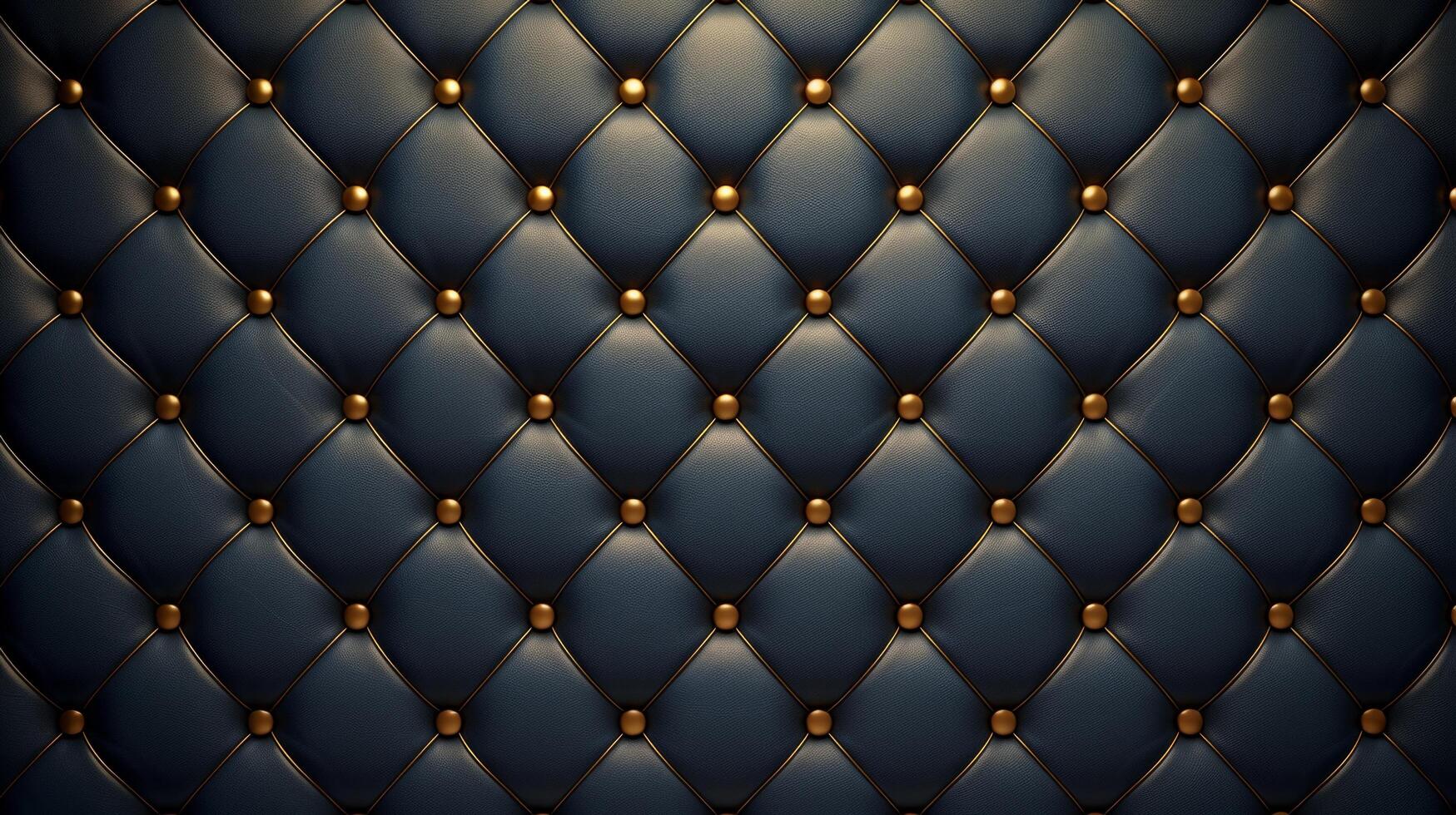 AI generated a dark quilted luxury background photo
