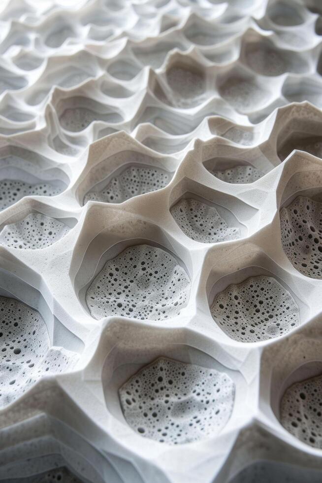 AI generated Intricate geometric patterns offer a fascinating visual exploration of form and structure photo
