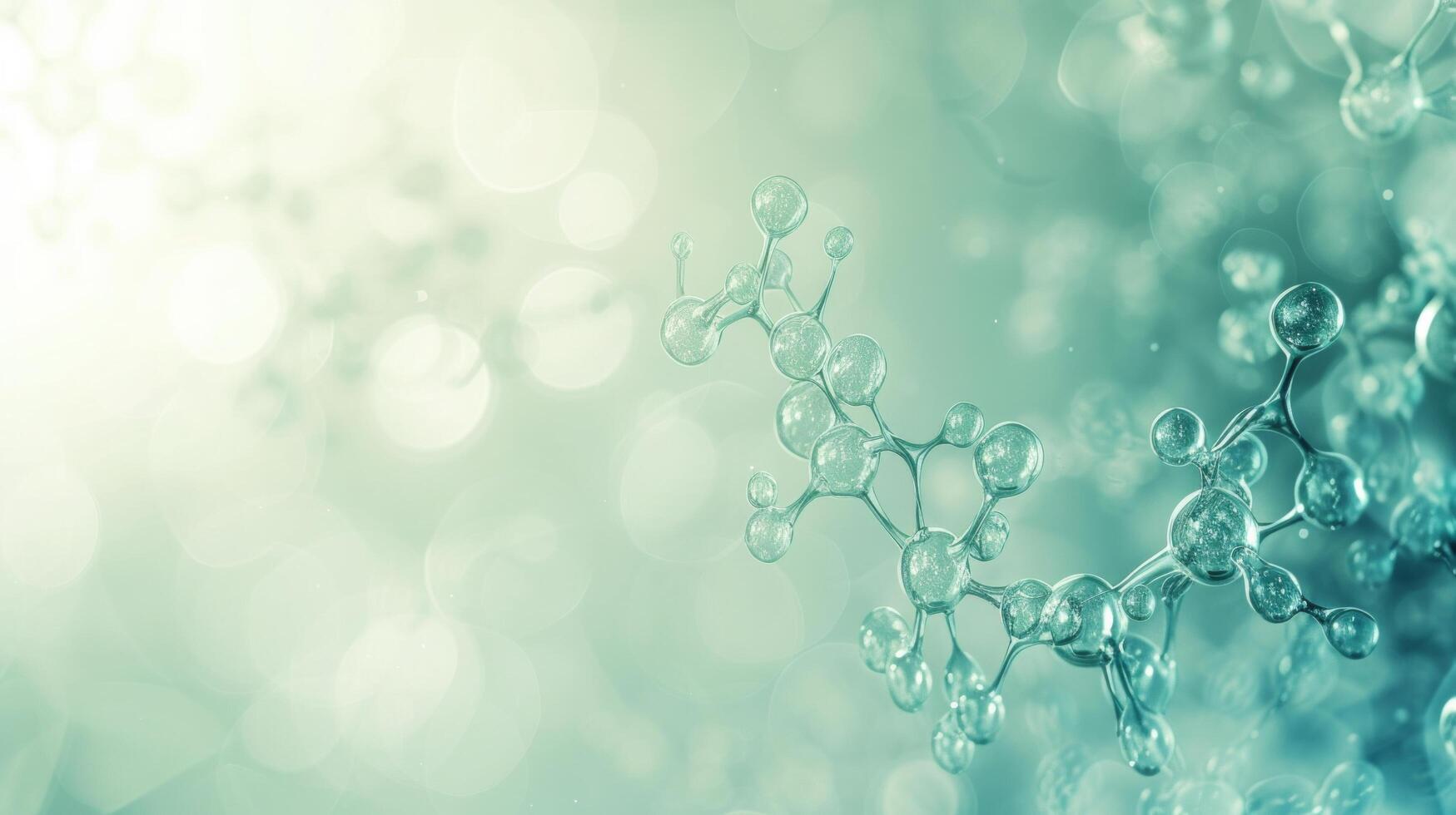 AI generated Serene background adorned with subtle medical symbols, reflecting the simplicity and clarity of clinical research photo