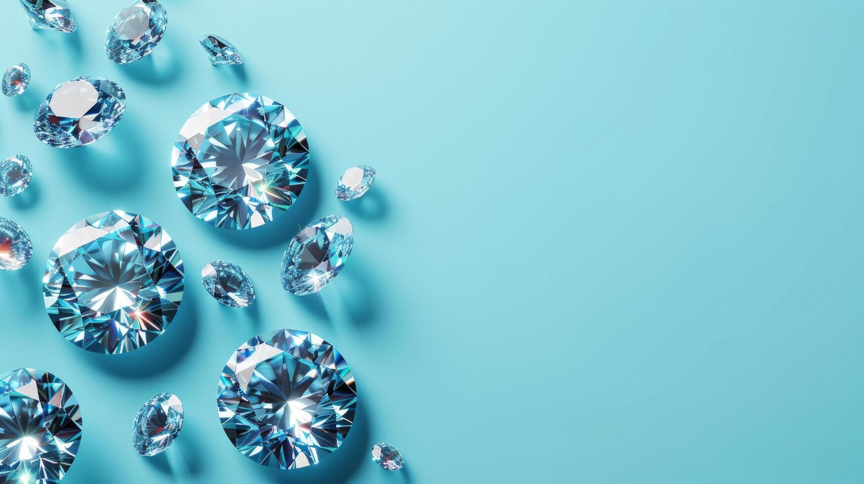 AI generated Minimalist setting embellished with subtle diamond shapes, emphasizing simplicity and understated elegance photo
