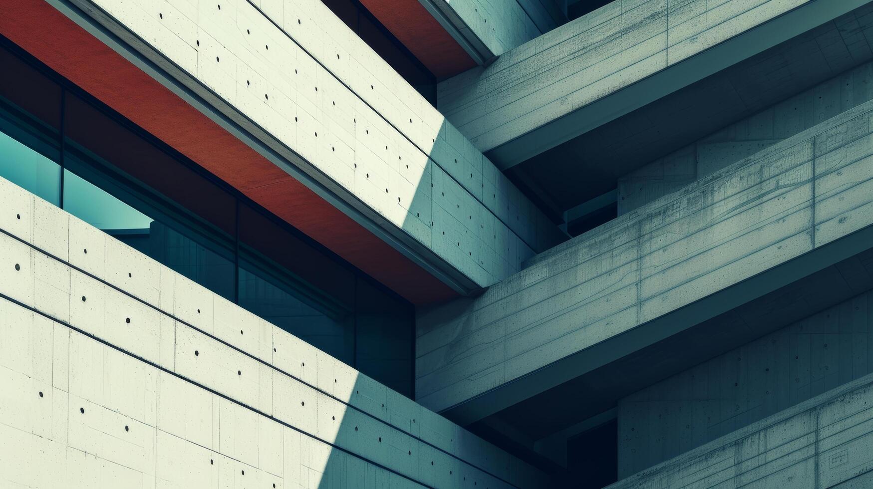 AI generated Clean lines intersect with geometric patterns, reminiscent of urban grids and architectural blueprints photo