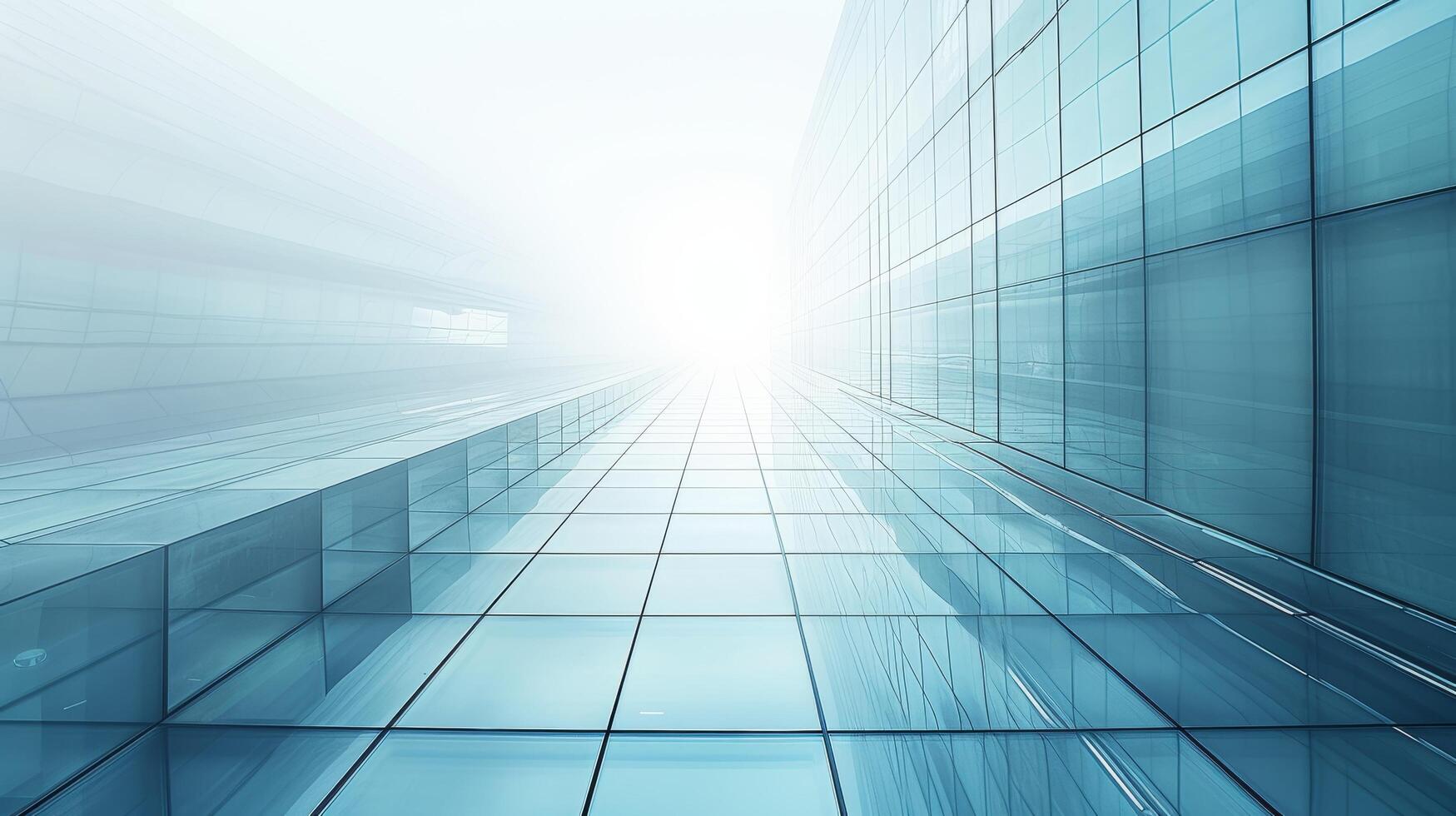 AI generated Minimalist background with clean lines, conveying transparency and clarity in business and investment practices photo