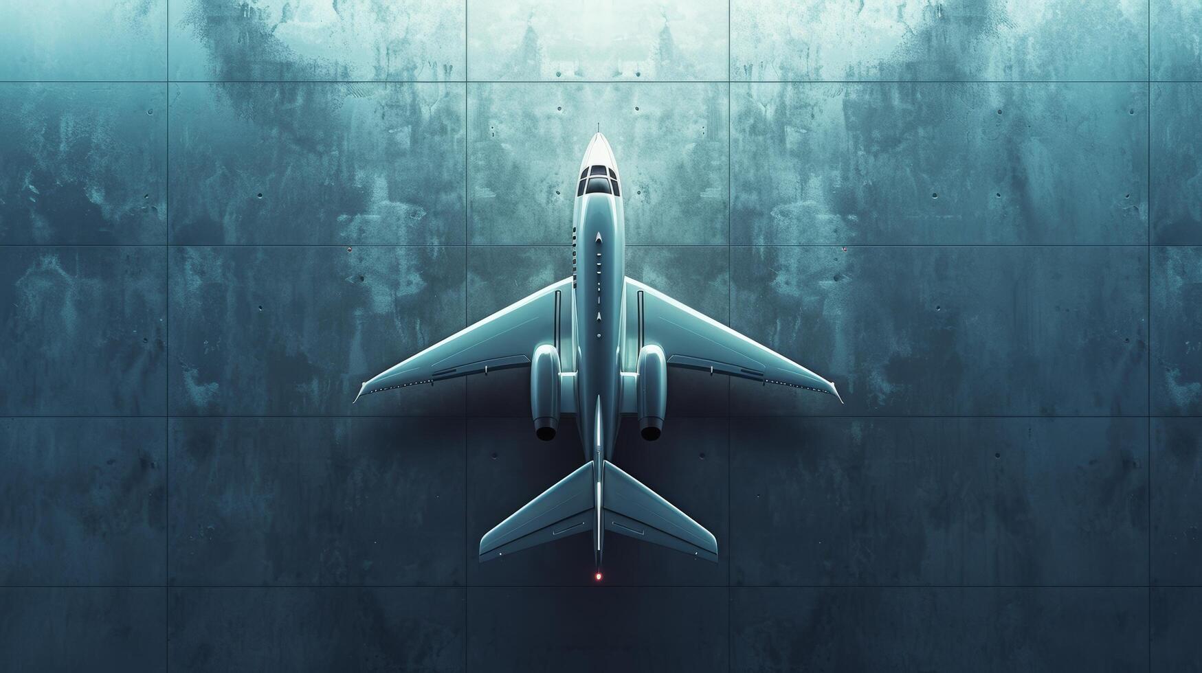 AI generated A symbol of status and success, the jet stands out against the minimalist abstraction, commanding attention effortlessly photo