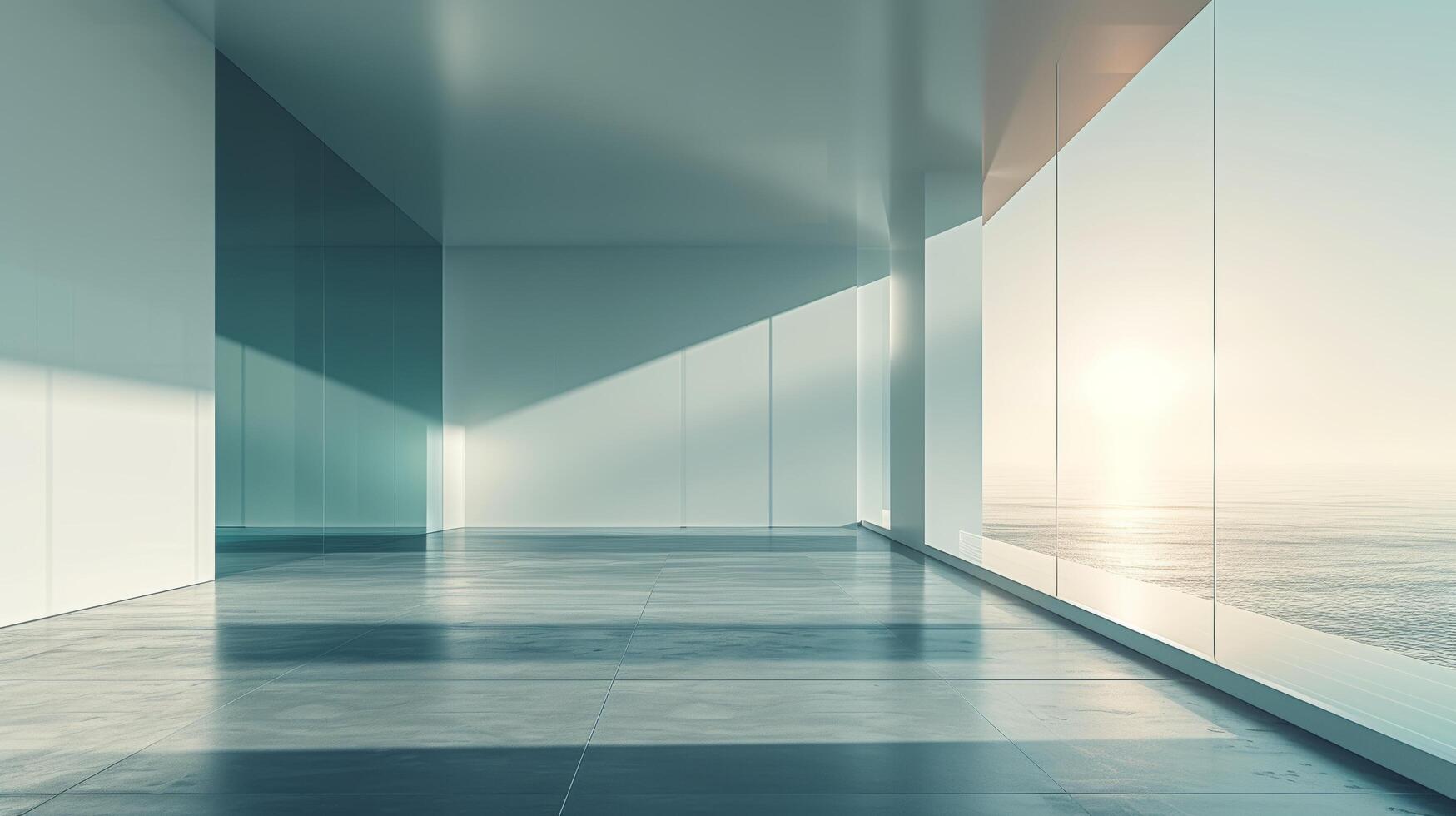 AI generated Clean and sleek backdrop with subtle gradients, leaving a lasting impression of professionalism and expertise photo
