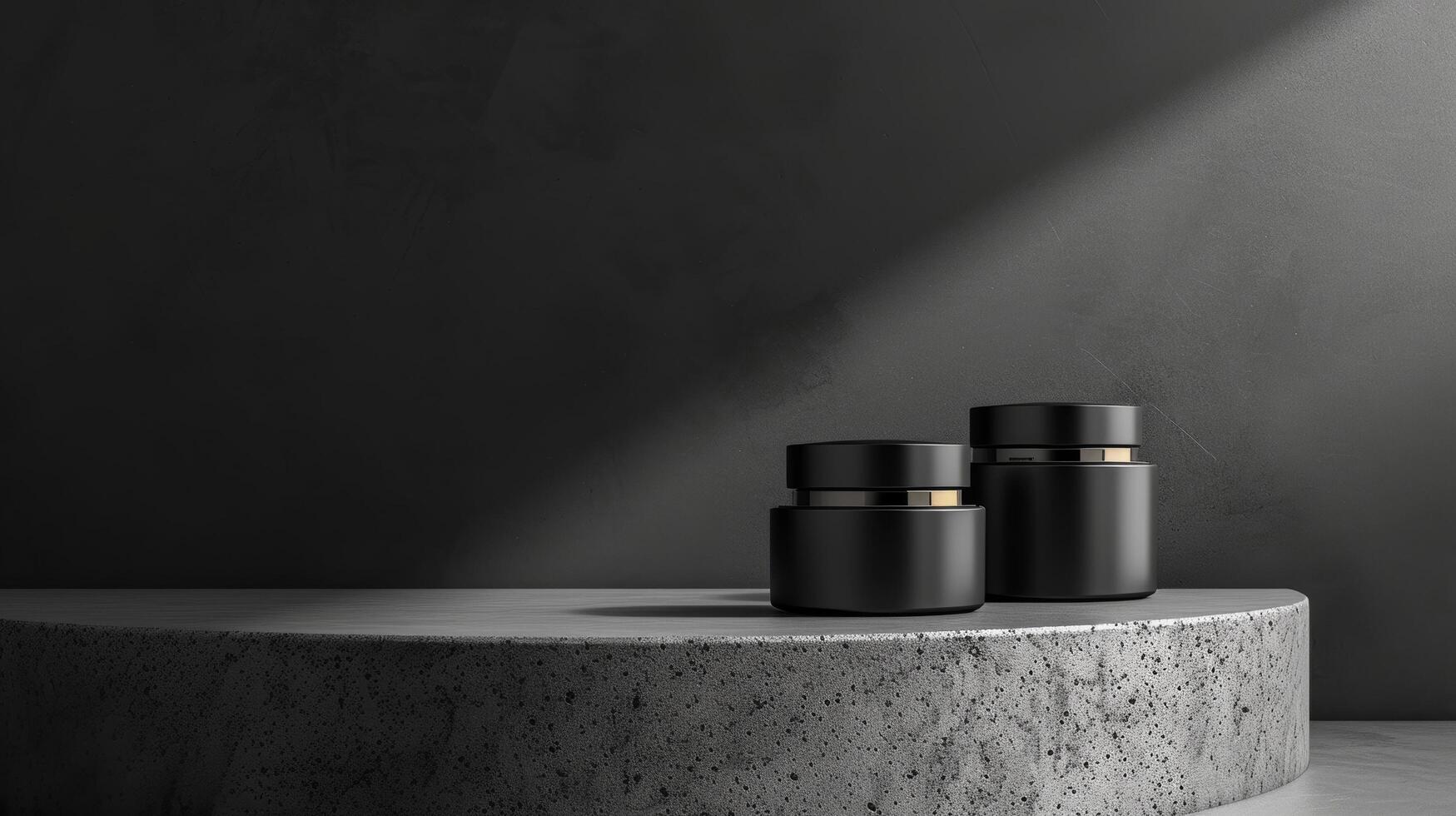 AI generated Minimalist packaging and sophisticated design elements enhance the allure of the cosmetics photo