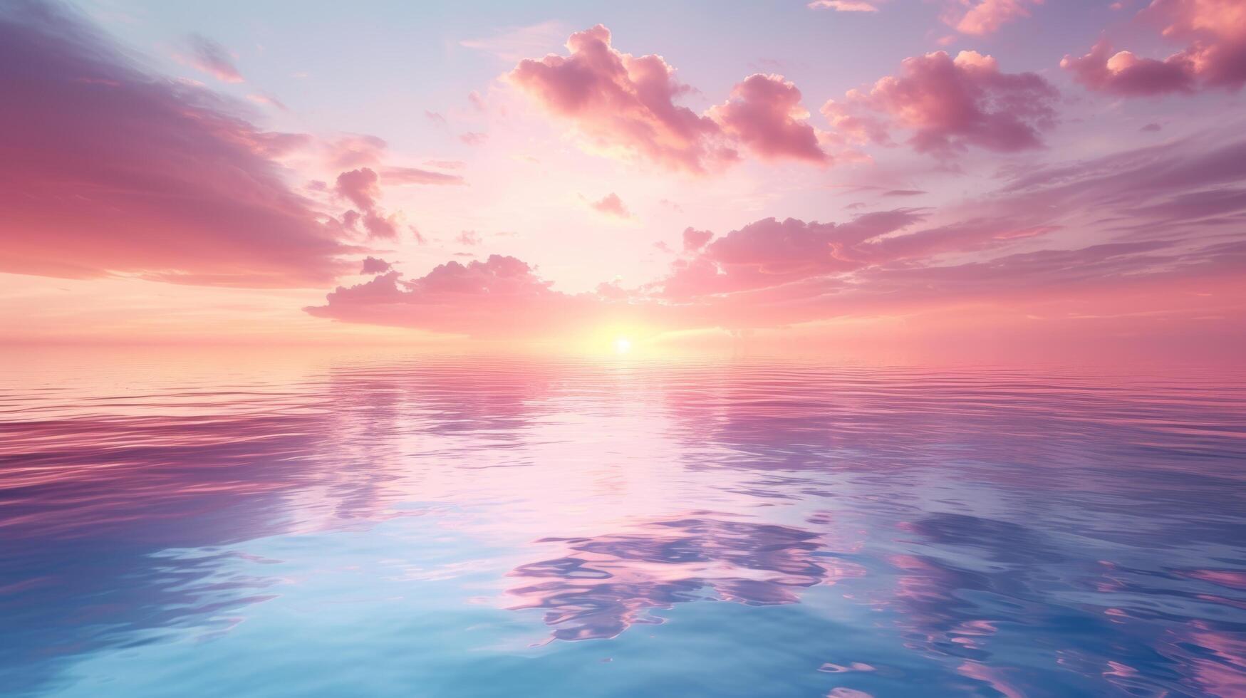 AI generated Clean backdrop with soft gradients, reflecting the essence of inner radiance photo