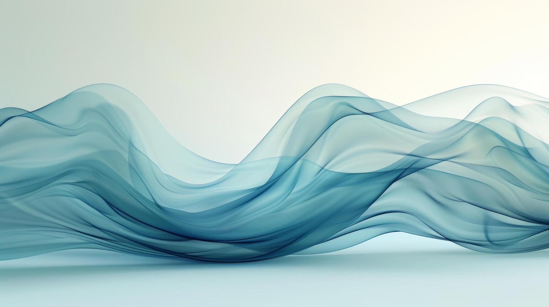 AI generated Minimalist backdrop with fluid lines, representing the dynamic movement of money and investments photo